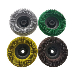 PMS Venta al por mayor Gran superficie gruesa 4,5 Dia Disco abrasivo Trim Radial Disco de cerdas - Product Image 1