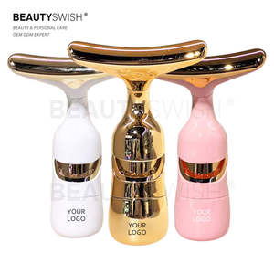 مدلك الوجه باليد مع 3 رؤوس قابلة للتبديل ، وتستخدم لتعزيز الجلد ومقاومة التجاعيد على الوجه والرقبة - Product Image 2