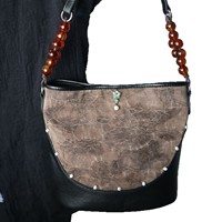 Sac fourre-tout rectangulaire multi-compartiments en soie Gambiered à motif lotus avec rangement structuré, sac de rangement de style national