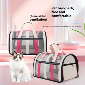 Toptan Evcil Hayvan Taşıma Sırt Çantası Köpek Kedi Nefes Alabilir Outdoor Kampçılık Katlanır Gıda Saklama Organizer - Product Image 4