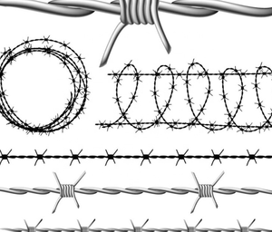 Fil barbelé de haute qualité, 500 mètres par rouleau. Prix par rouleau de fil barbelé. - Product Image 3