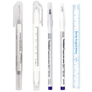 Marcador de Piel Blanco, Lápiz de Mapeo de Cejas PMU con Regla para Tatuajes, para Microblading y Piercing - Product Image 4