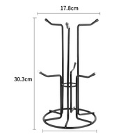 Support multifonctionnel en métal pour tasses, présentoir à bijoux, porte-gobelets, organisateur de colliers et bracelets, support de rangement domestique