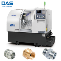CNC Fanuc 2 axes X/Z vitesse de déplacement rapide précision 750/280mm CNC automatique lit incliné CNC tour