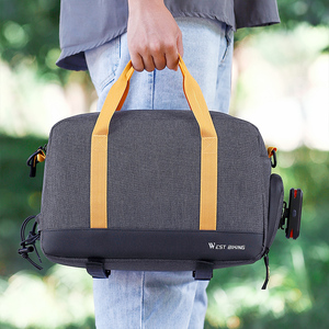 WEST BIKING 3 en 1 sac de <span class=keywords><strong>porte</strong></span>-<span class=keywords><strong>vélo</strong></span> à usage Multiple, capacité plus grande de 8,3 l, résistance à l'eau, Design de feu arrière suspendu, sac de <span class=keywords><strong>porte</strong></span>-<span class=keywords><strong>vélo</strong></span> - Product Image 5