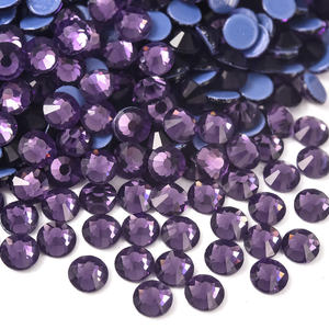 بوبوهو جملة المصنع أحجار الراين الكريستالية المسطحة بالكيّ بالجملة لتزيين الملابس والإكسسوارات الفاخرة - Product Image 4