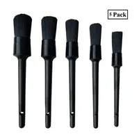 Ensemble de brosses pour le nettoyage des bords de la bouche d'aération Outil de nettoyage de la poussière Éponges Serviettes Accessoires pour le lavage de voiture
