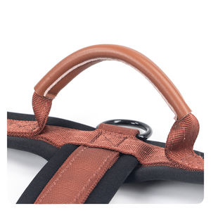 Harnais pour chien ergonomique de qualité supérieure sangles réglables poignée en cuir boucles en métal doux rembourré pour le confort - Product Image 5