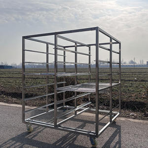 Carrello da Forno Commerciale in Acciaio Inossidabile 304 Staccabile con Ripiani e Vassoi per Uso in Panificio - Product Image 5