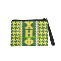 Porte-monnaie Chi Eta Phi Sorority, réutilisable, design personnalisé, vente en gros, sac à main de haute qualité, pratique à transporter