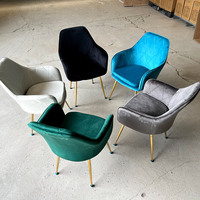 Chaises de style nordique pour salon, tabourets de coiffeuse minimalistes, modernes et luxueux, chaises de café élégantes – Vente directe usine