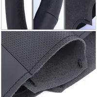 Housse de volant de voiture en cuir tressé antidérapant pour BMW M Sport E36 1996-2000 E39 1995-2001 Z3 M E36/7 E36 accessoires de voiture