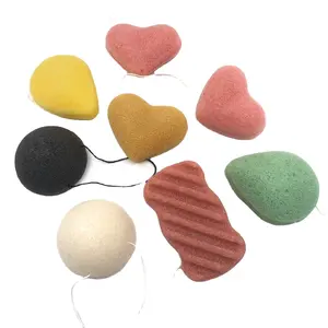 SEDEX Manufacture Organic Konjac Sponge Soft Magic Face Cleaning Sponge Konjac Sponge