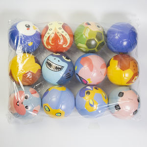 Fabrication de balles anti-stress en mousse PU imprimées avec des animaux mignons, jouets à presser doux, balles en mousse anti-stress en PU - Product Image 2