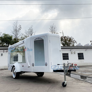 Potente Carro Funebre Argentato di Fabbricazione Cinese a Basso Prezzo, Rimorchio per <span class=keywords><strong>Trasporto</strong></span> Funebre con <span class=keywords><strong>Cavalli</strong></span> Reali e <span class=keywords><strong>Camion</strong></span> - Product Image 3