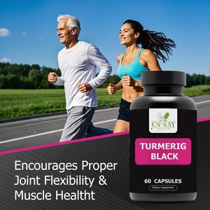 Complément alimentaire de curcuma noir de haute qualité, mélange exclusif, soutient la santé des articulations et stimule le métabolisme, capsules - Product Image 5