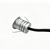 Mini lumière LED pour main courante, éclairage mural pour escalier, DC12V 1W