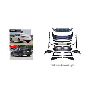 ชุดกันชนหน้ารถยนต์ชุดบอดี้รถยนต์ครบชุดใช้สำหรับอัพเกรด2019 <span class=keywords><strong>Jetta</strong></span> GLI & ชุด <span class=keywords><strong>R</strong></span>-<span class=keywords><strong>Line</strong></span> - Product Image 4