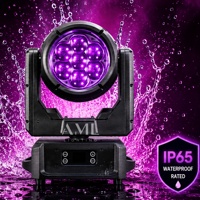 IP65 7x60W LED Wash Luz con cabezal móvil 7PCs 60W RGBW Zoom Bee Eye Effect Iluminación para exteriores Luces de concierto de escenario impermeables