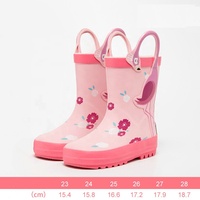 Offre Spéciale botte de pluie nouveau Design enfant fille chaussures en caoutchouc dessin animé licorne imperméable en caoutchouc pas cher pluie enfants bottes chaussures