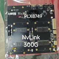 Adaptateur double GPU NVLink Tesla V100 SXM2 16 Go/32 Go, prend en charge 300 Go/s, aucune bifurcation PCIe requise