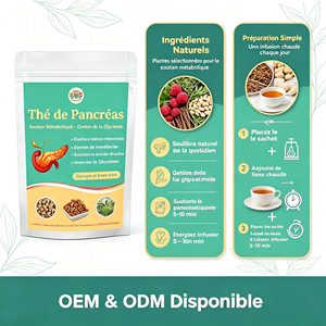 Té Herbal Natural OEM Thé De Pancreas, Complejo Vegetal para Apoyar el Metabolismo, Control de la Glucemia, Bolsitas de Té para el Bienestar, Sante Corps - Product Image 1