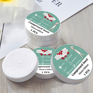 Nén Khăn Tắm Và Tái Sử Dụng Thích Hợp Cho Đi Bộ Đường Dài Cắm Trại Bãi Biển Dành Cho Người Lớn Du Lịch Vòng Bcs Nổi Không Dệt Không Dệt Vải - Product Image 1