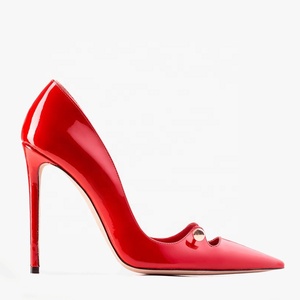 CUSTOM Party Thin Heels D'Orsay <b>Pumps</b> 2024 New Arrival <b>Black</b> Leather Pointed Toe Rivet Dress Shoes High Quality Spring <b>Womens</b> - Product Image 5