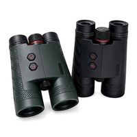 Jumelles télémètre laser 12x50, lentille oculaire 26 mm, portée de mesure 2000 m, précision 0,5 m + 1 % °   Anneau de dioptrie à angle de vue droit