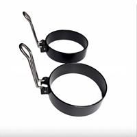 Molde de anillo de huevo de Metal ecológico portátil para cocinar en el hogar pequeño, anillos de cocina de huevos para freír, dar forma a los huevos, poner a mano