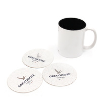 Vente en gros sous-verres ronds en papier absorbant pour cartons d'hôtel imprimés sur mesure en carton pour gobelets en carton pour pulpe de bière
