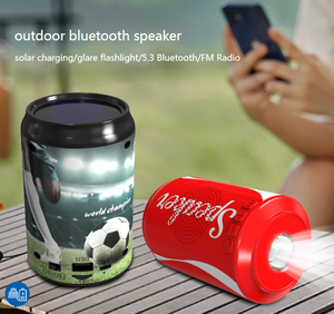 Sản Phẩm Mới Sáng Tạo Đèn Pin Di Động Âm Nhạc Máy Nghe Nhạc Soda Có Thể Âm Thanh Hộp Loa Bia Có Thể Mini Loa Quà Tặng Khuyến Mãi - Product Image 3