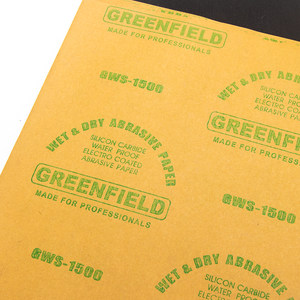Papel de <span class=keywords><strong>Lija</strong></span> Abrasivo Resistente <span class=keywords><strong>al</strong></span> <span class=keywords><strong>Agua</strong></span> y <span class=keywords><strong>al</strong></span> Aceite de la Marca Greenfield, Papel de <span class=keywords><strong>Lija</strong></span> para Pulir Piedra, Hojas de <span class=keywords><strong>Lija</strong></span> Abrasivas - Product Image 3