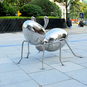 Escultura <span class=keywords><strong>de</strong></span> hormiga <span class=keywords><strong>de</strong></span> acero inoxidable K429, diseño personalizado, decoración <span class=keywords><strong>de</strong></span> hormiga, escultura <span class=keywords><strong>de</strong></span> jardín, estado animal - Product Image 6