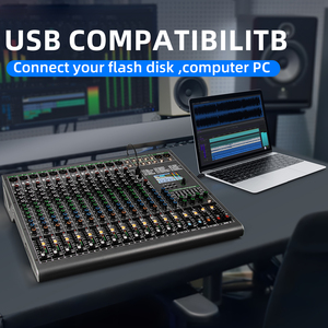 Nouvelle arrivée OEM - Console audio professionnelle TG14 avec 99 effets DSP, mixeur audio 14 canaux, interface USB - Product Image 6