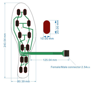 Đế fsr dáng đi phân tích plantar áp lực phân phối phim lực cảm biến - Product Image 6