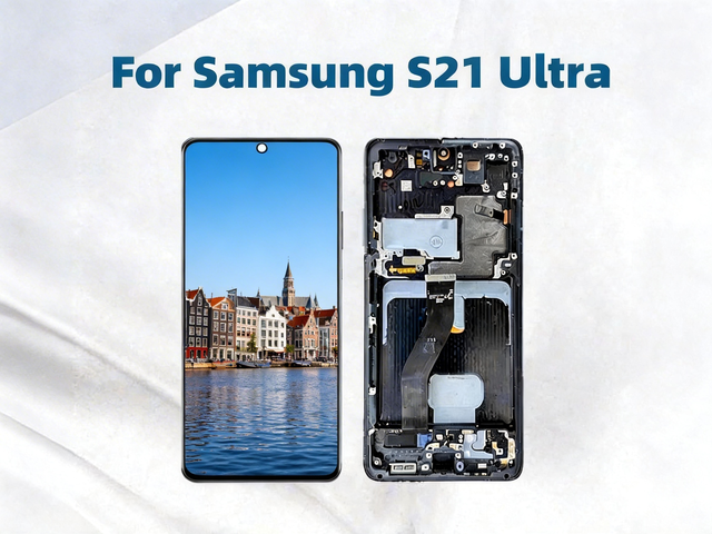 S21 Ultra 5G AMOLED Display Original Touch Screen With Fingerprint Sensor Replacement LCD Frame S988 For Samsung