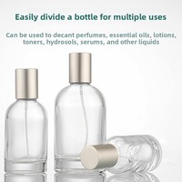 Flacon pulvérisateur de parfum en verre de luxe haut de gamme 30/50/100ml vide, fabriqué au Jiangsu, modèles Xy08, 8, 9, sans diffuseur à bâtonnets, emballage scellé