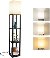 Lampadaire de Style Industriel E27 avec Ampoule LED à Filament, Décoration Moderne pour Coin
