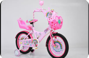 Nouveau design Style fleur 12 "14" 16 "bébé filles enfants <span class=keywords><strong>vélo</strong></span> <span class=keywords><strong>vélo</strong></span> avec siège de poupée pour 4 5 6 7 ans enfants <span class=keywords><strong>vélo</strong></span> - Product Image 4