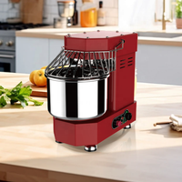 Homeuse Double Vitesse Pizza/Pain/Pâte Mélangeur Planétaire Farine Mélange Cuisson Machine 7-15L Pâte Spirale Mélangeur Maker