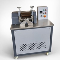 Kunststoff-Pelletiermaschine Labor-Zweiwalzenmühle Wasserkühlsystem PVC-Compound-Misch- und Granuliermaschine mit Temperaturkontrolle CE