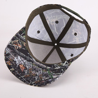 Gorra de Béisbol de Alta Calidad, 5 Paneles, Algodón, Estampado Digital por Sublimación Real Tree, Logotipo Bordado Personalizado, Camuflaje
