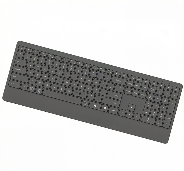 CK302 Ergonomic Silent Keyboard, Wired & Wireless for Study