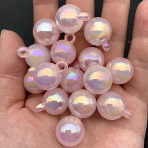 Starry Sky Mapei Luminous Mermaid Beads 16mm Plastic Resin DIY Jewelry Accessories For <b>Car</b> Pendant Headband Phone Chain - Product Image 3