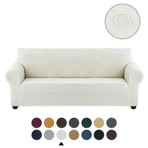 Funda protectora <span class=keywords><strong>de</strong></span> punto Jacquard elástica funda <span class=keywords><strong>de</strong></span> sofá housse <span class=keywords><strong>de</strong></span> canap 3 asientos - Product Image 1