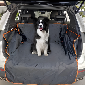 Housse de siège arrière de <span class=keywords><strong>voiture</strong></span> imperméable anti-rayures pour <span class=keywords><strong>chien</strong></span>, tapis de protection antidérapant pour animaux de compagnie, hamac de voyage pour siège arrière d'automobile - Product Image 4