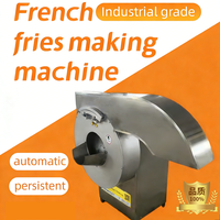 Machine automatique de découpe en lanières pour légumes racines (radis, racine de lotus, manioc) à usage commercial avec lames de 5/8/10 mm