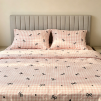 Lot de literie en tissu excédentaire de production, ensemble de draps en gros, literie imprimée en stock excédentaire, approvisionnement en vrac