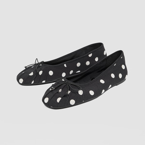 French Minimalist <b>Bow</b> Decor Flats, Unique Wrinkle Design All-match Shallow Mouth Ballet Shoes For Women Daily Casual Wear - Product Image 5